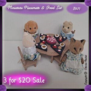 5-Piece Glued Together Navy Blue Triangle Dessert Plates